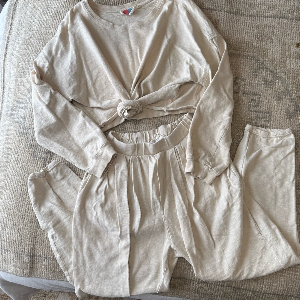 FP Beach Culver City Set- Cream Small